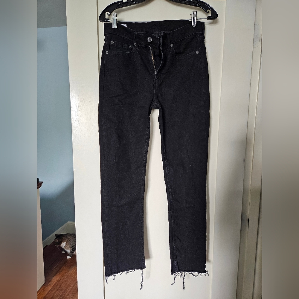 Black Gap slim jeans